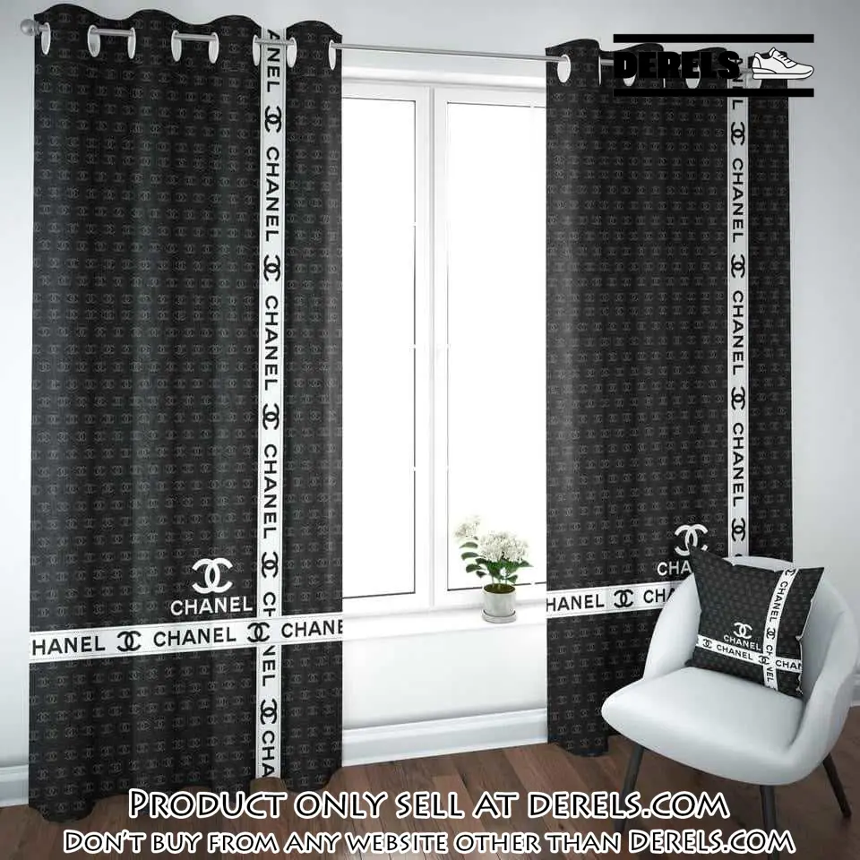 Chanel fashion premium window curtains hot  set wc105 dr2544995